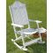 Outdoor Folding Rocking Chair White