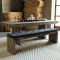 Long Narrow Dining Table - Tufted Dining Bench Cushion