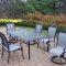 Retro Metal Patio Furniture Dining Chair Replacement