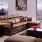Sectional Sofas For Small Spaces with Contemporary Brown Leather