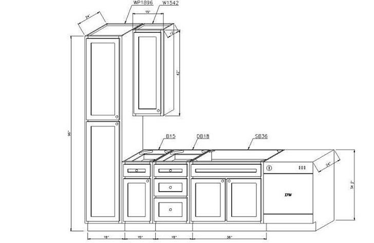 Standard Kitchen Cabinet Sizes And Dimensions 
