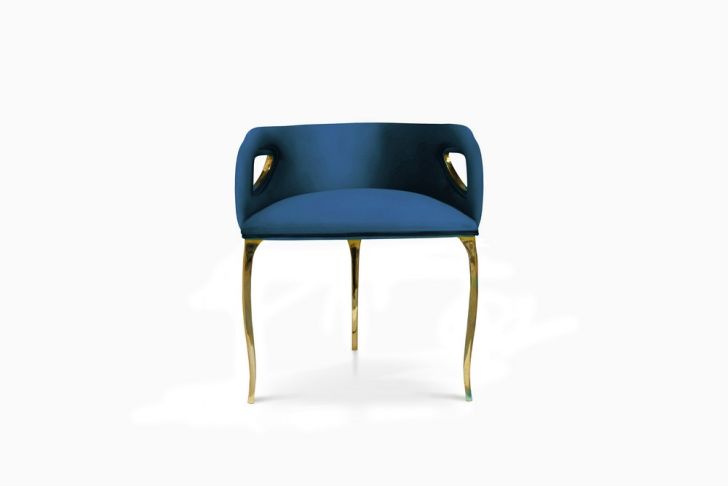 Modern Blue Chandra Chair
