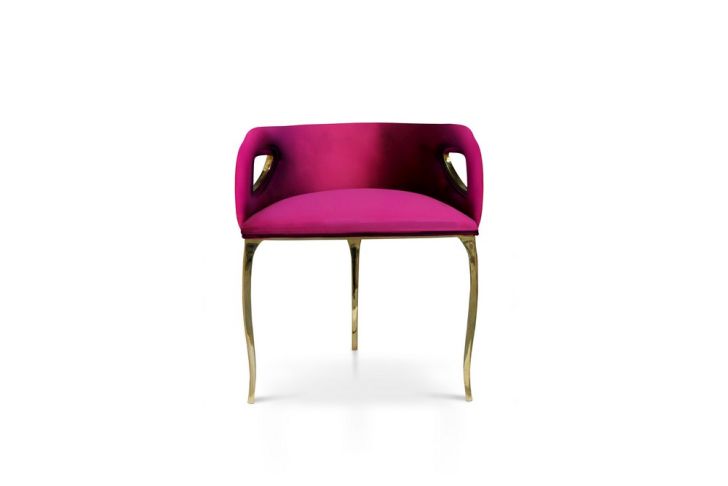 Modern Pink Chandra Chair