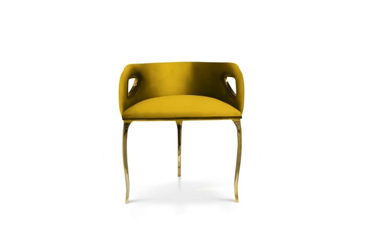 Modern Yellow Chandra Chair
