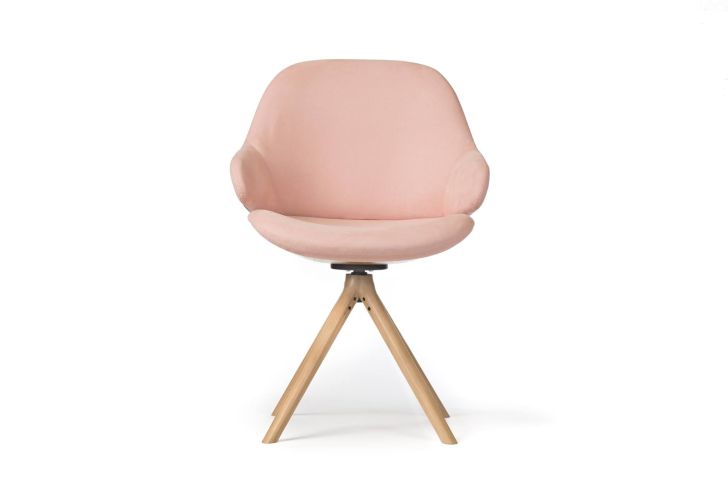 Pink Sleek Armchair by Noé Duchaufour Lawrance