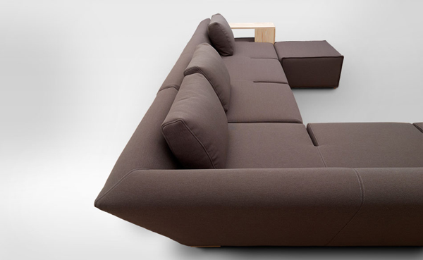 Side View of Hocky Sofa