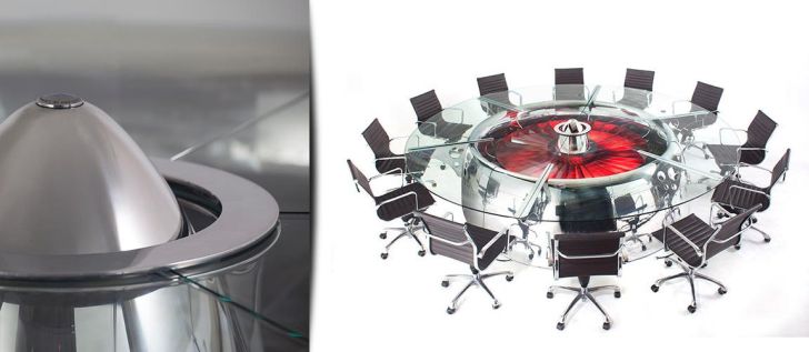 Boeing 747 Jumbo Jet Conference Table