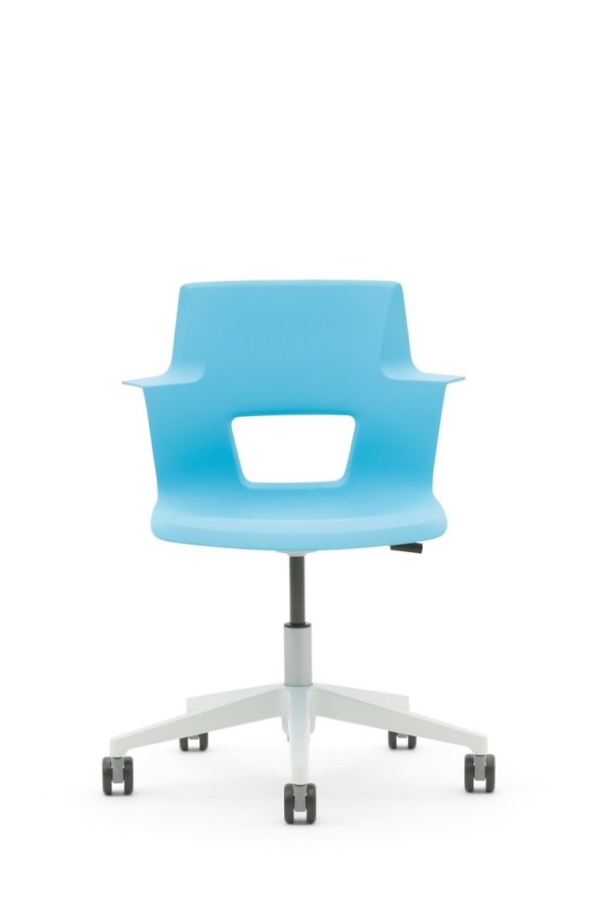 Blue Shortcut Stool and Chair by Turnstone