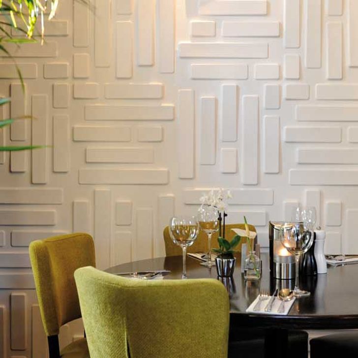 3d Decorative Wall Panels 3d Bricks Wall Panels with Dining Table Set