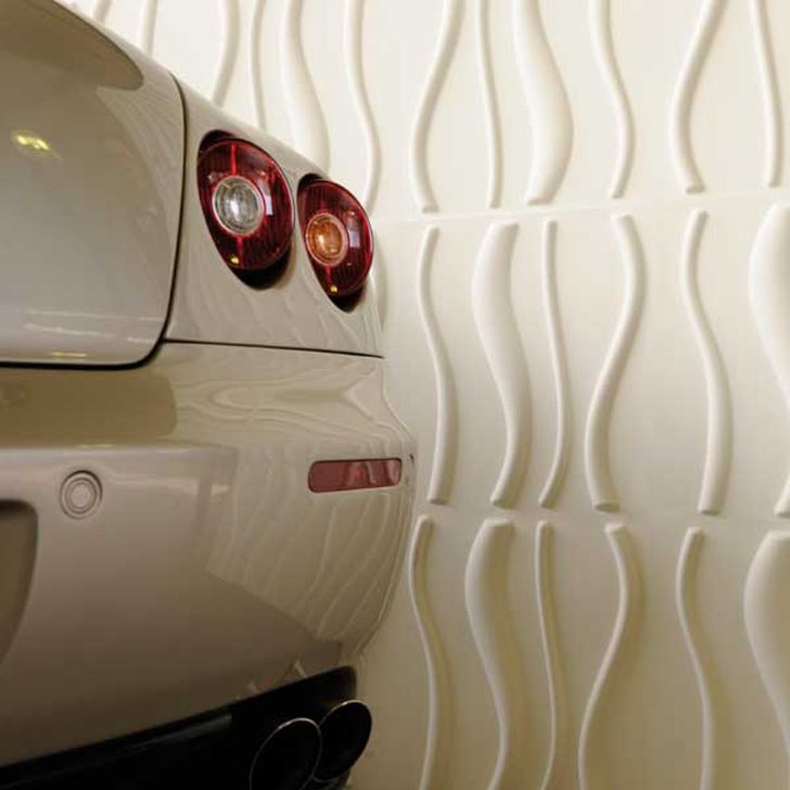 3d Decorative Wall Panels 3d Vertical Sands Wall Panels in the Car Garage