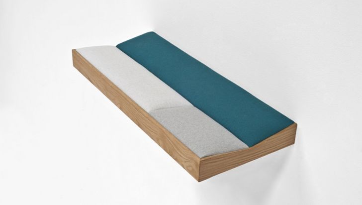 SNUG Shelf with Soft Cushions Short Snug Padded Shelf with Wooden Frame