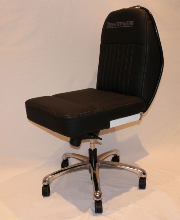 Lambretta Chair GP200 Electronic Series White Chair Seat by Jim Plester