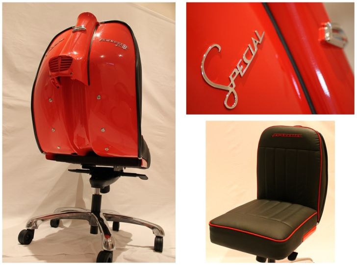 Lambretta Chair Red Lambreta Scooter Chair Collections Design