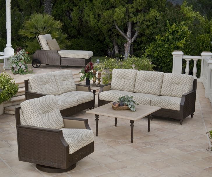 mallin patio furniture - mallin cadiz cushion deep seating