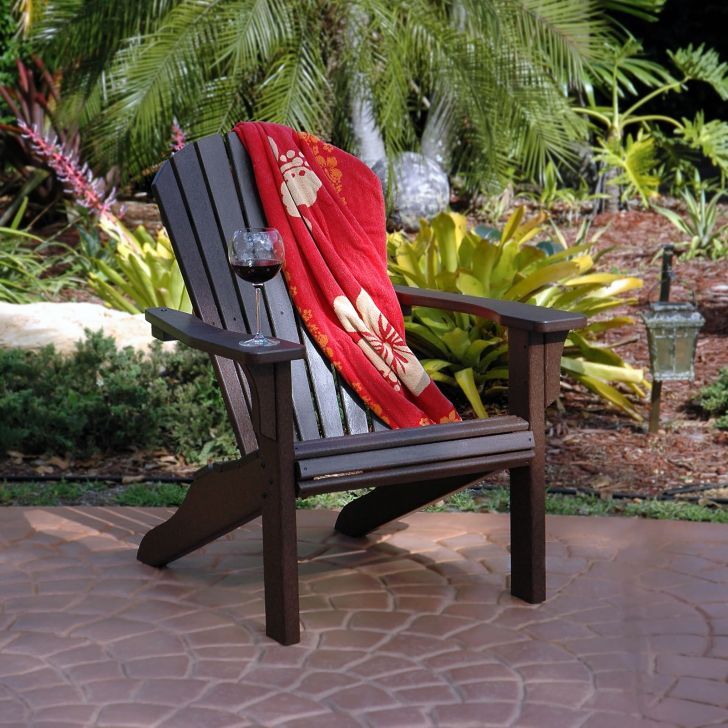 Polywood Patio Furniture-Polywood Seashell Adirondack Chair