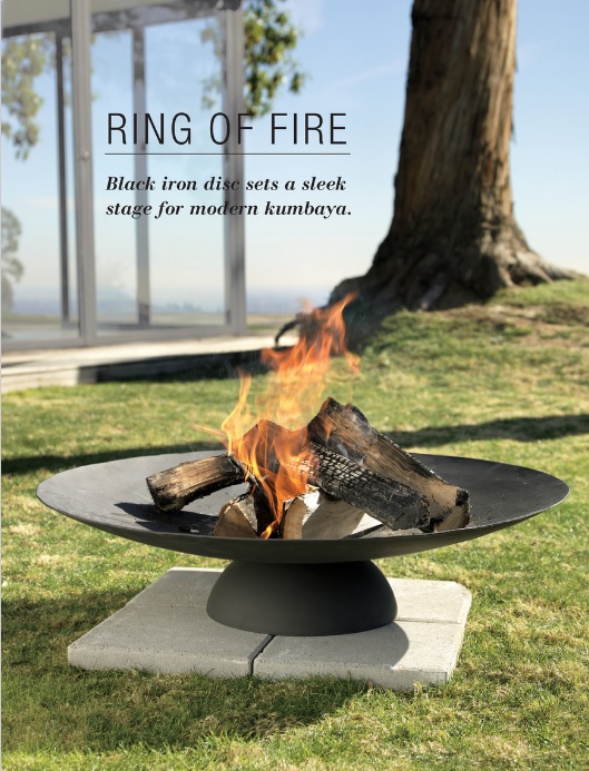 CB2 Outdoor Furniture Ring of Fire Outdoor Fireplace