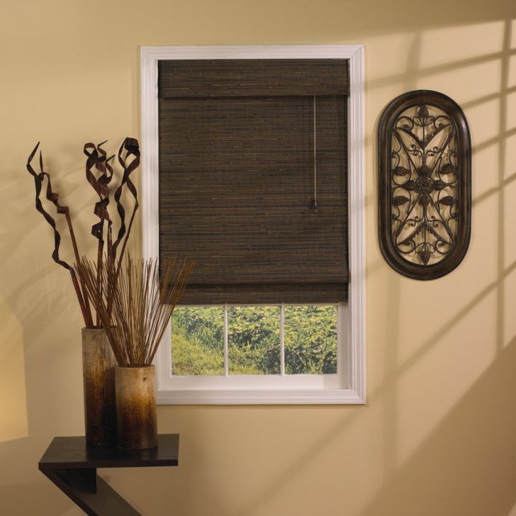 Brown Bamboo Vertical Blinds For Sliding Glass Doors From Ikea Homes