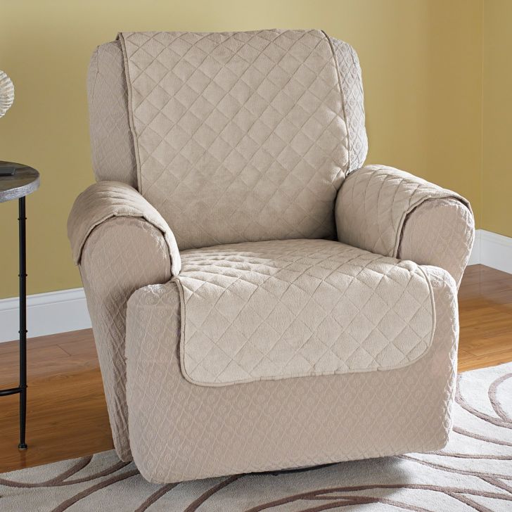 Sure Fit Couch Covers Soft Textile Innovations Plush Recliner Slipcovers Or Wing Chair Protector