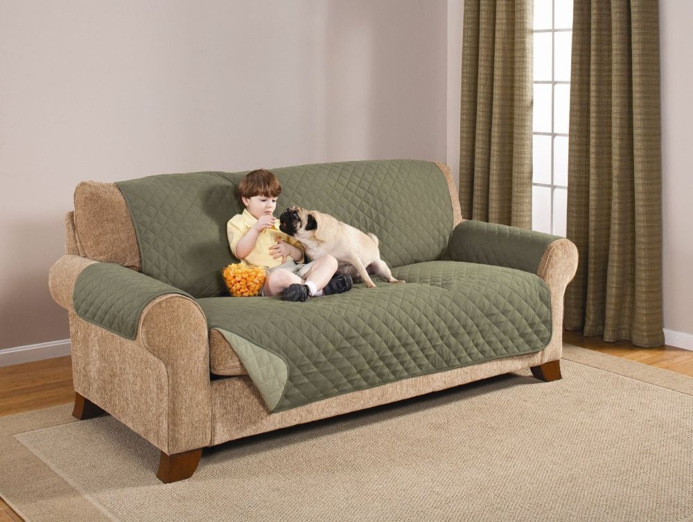 green pet sofa covers couches protecting from dog hair and dust