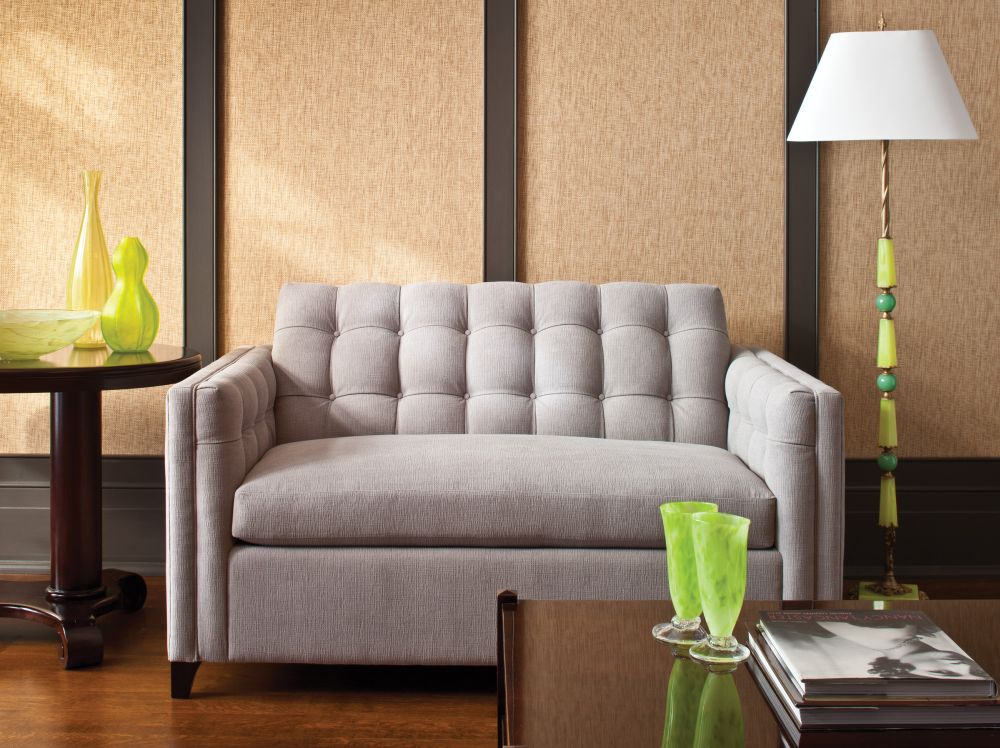 grey sleeper sofa for small spaces with tufted backrest extraordinary sleeper sofas for small spaces