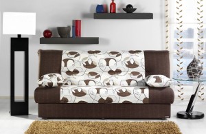 comfortable regata sofa bed in ceres cream finish with 2 pillows sofa beds nyc to make your days even more enjoyable