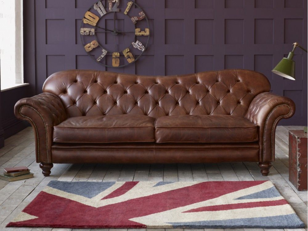 dark brown distressed chesterfield sofa on the white living room deck with tufted pattern durable snazzy distressed leather sofa coming with humble outlook