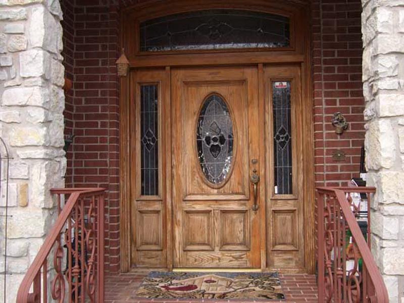 classic unfinished wood door with sidelights amazing fiberglass exterior doors for the beauty of the facade house