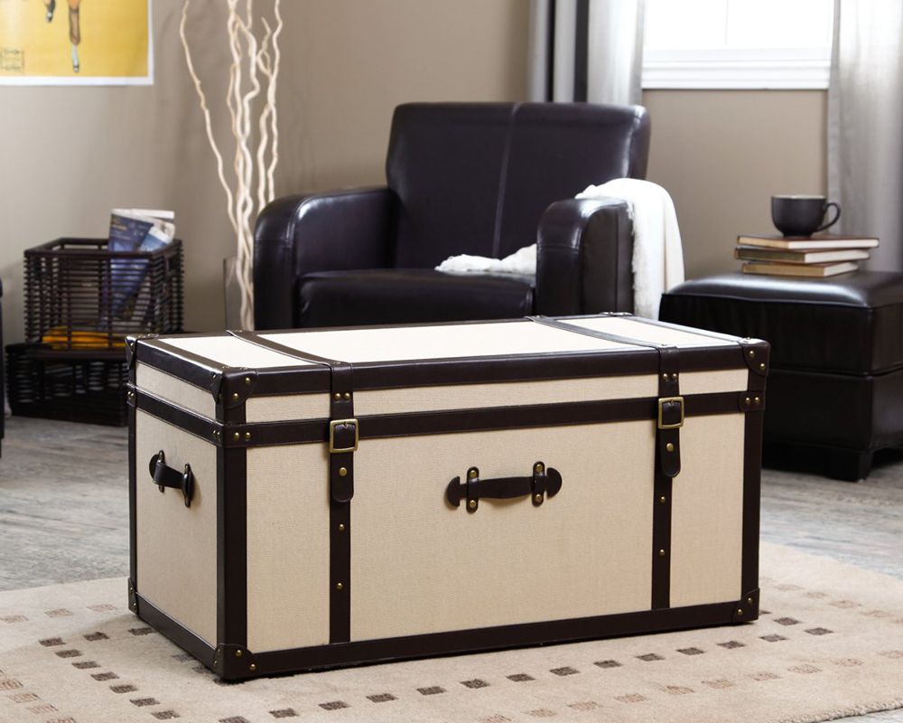 white wicker storage trunk coffee table with storage top products of steamer trunk coffee table