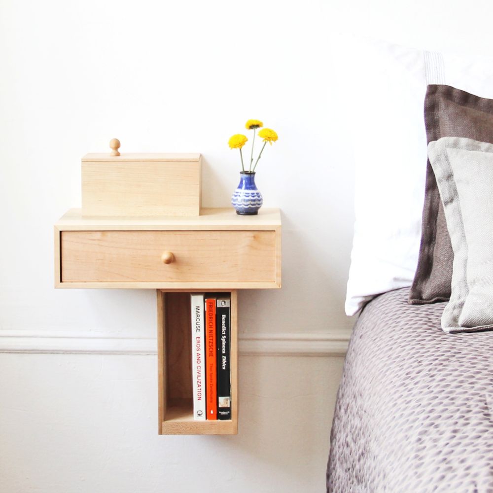 small wooden bedside table with storage how to choose a wall mounted bedside table