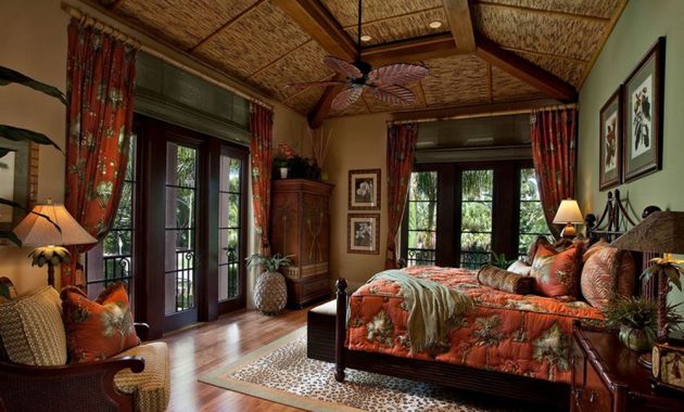 Beach Front Tropical Bedroom Design