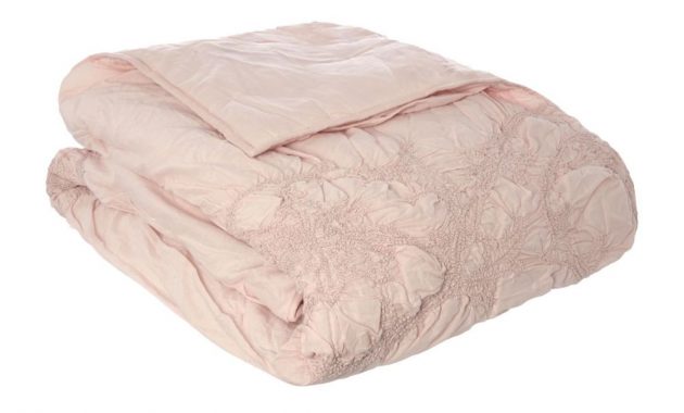 Shabby Chic Soft Pink Voile Bedspread