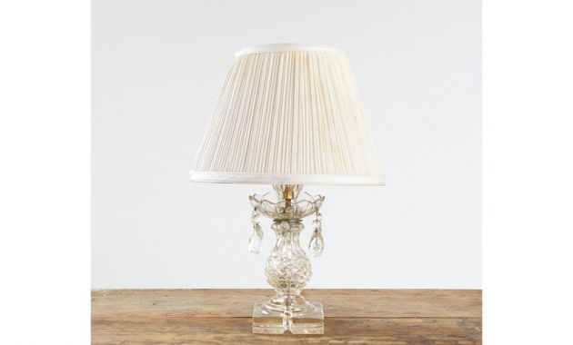 Vintage Hanging Crystal Lamp