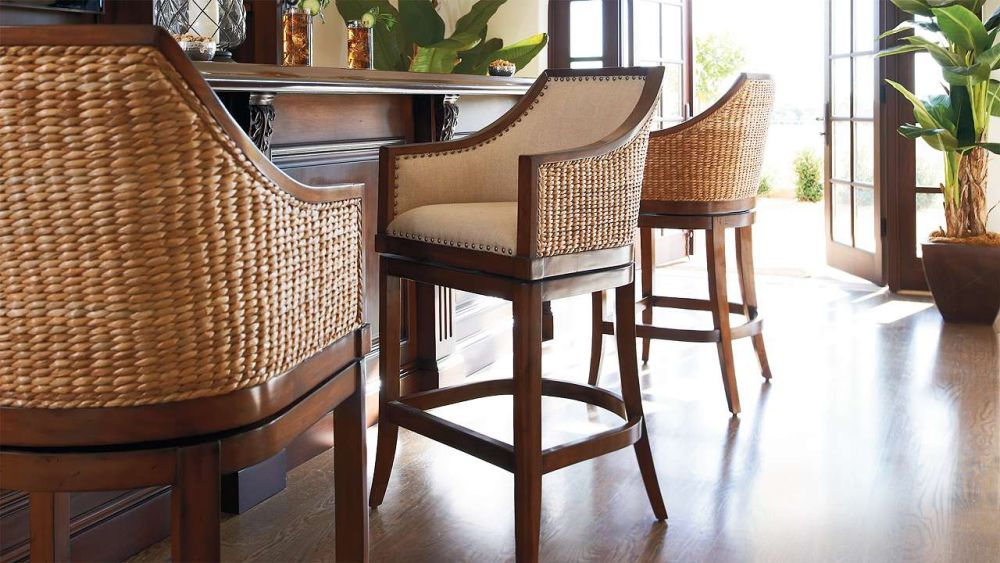 seagrass-bar-stools-with-back-and arms-seagrass-bar-stools-finding-the-stylish-and-unique-styles-kitchen